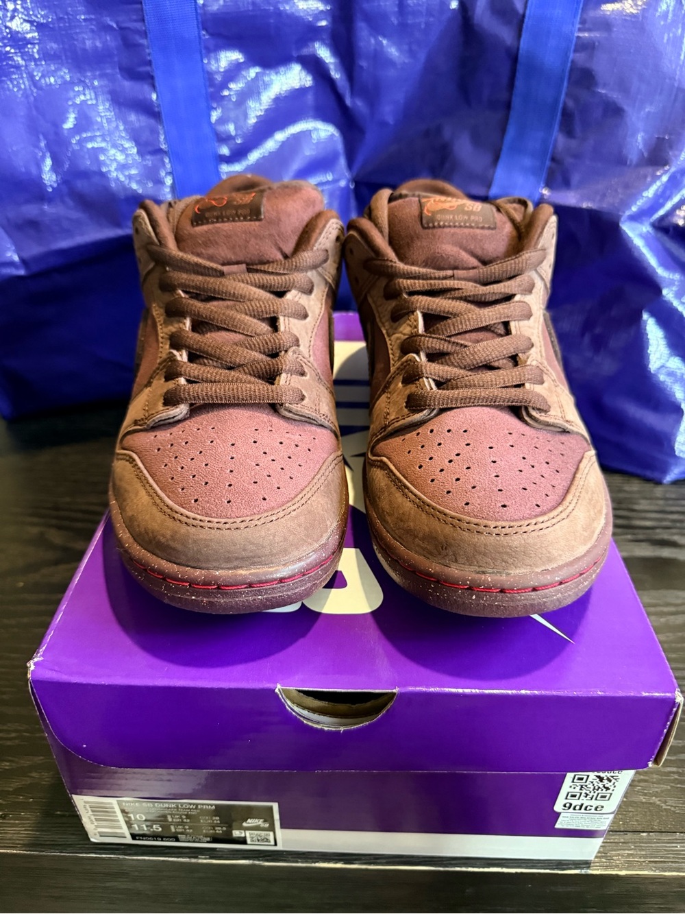 Nike Brown Suede Low-Top Sneakers